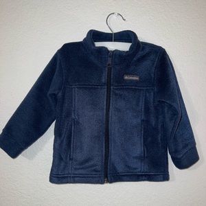 Columbia blue zip up jacket size 2T